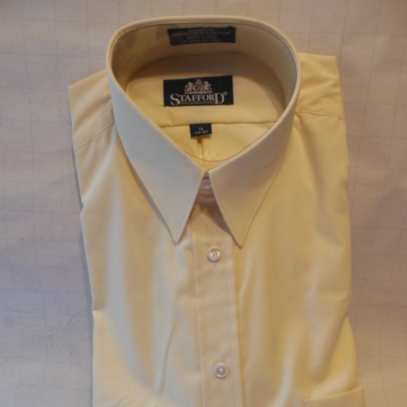 Stafford Mens Easycare Broadcloth Dress 